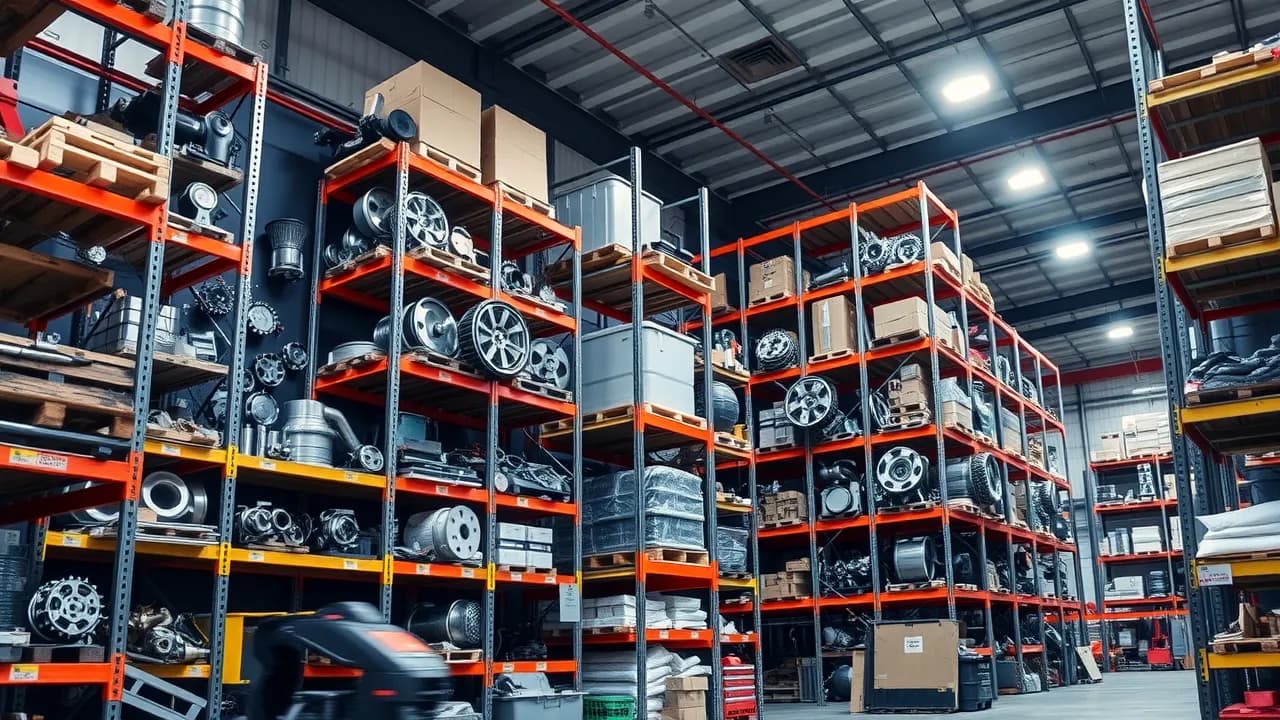 Automotive parts warehouse